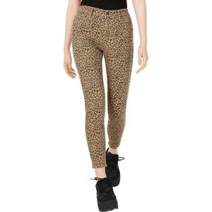 Vanilla Star 29" waist Leopard Skinny Stretch 5-Pocket Jean High Rise Ankle Pant